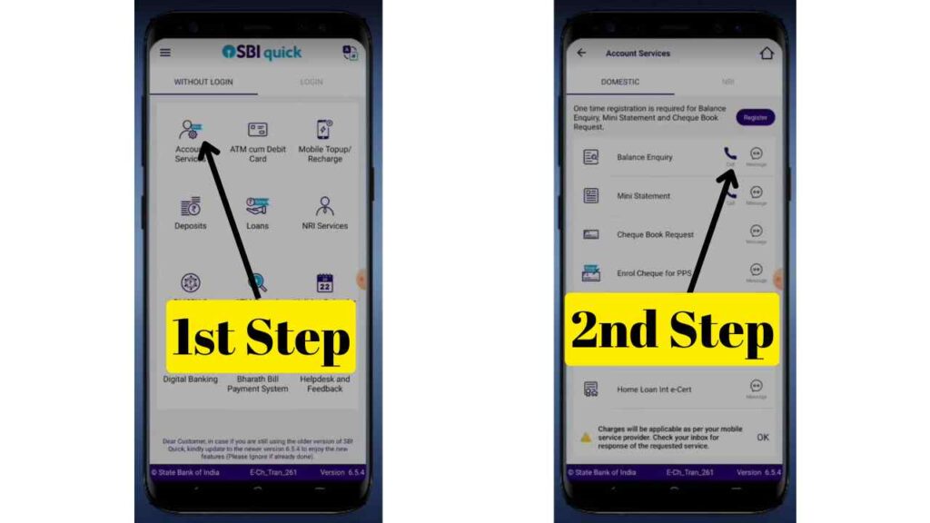 how to do register mobile number in sbi by sms