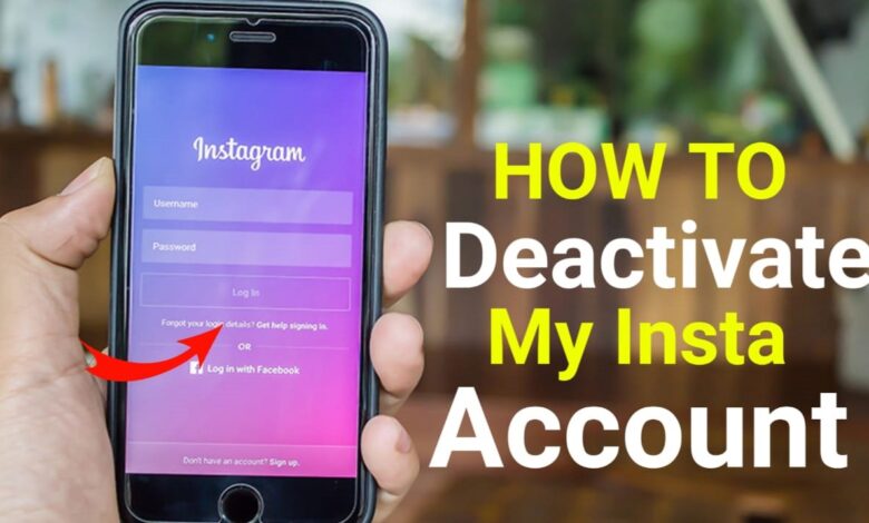 How to Deactivate my Insta Account