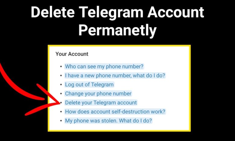 How to Delete Telegram Account Permanently - 2024