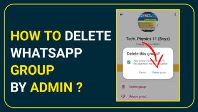 How to Delete WhatsApp Group by Admin