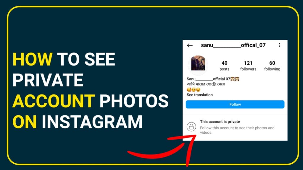 How to See Private Account Photos on Instagram