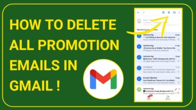 How to delete all promotion emails in gmail
