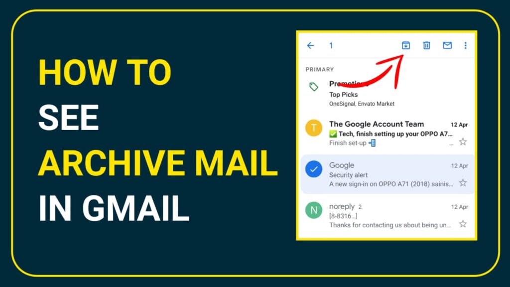How to see Archive mails in Gmail 