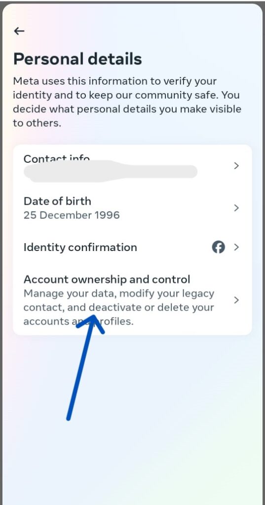  Account ownership and control