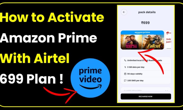 How to Activate Amazon Prime with Airtel