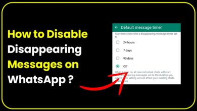 How to Disable Disappearing Messages on WhatsApp