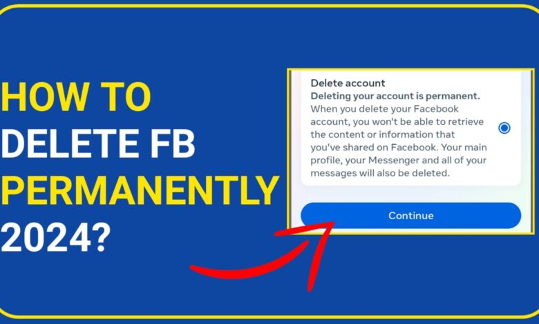 How to delete fb permanently