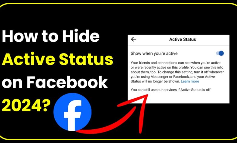 How to hide Active Status on Facebook