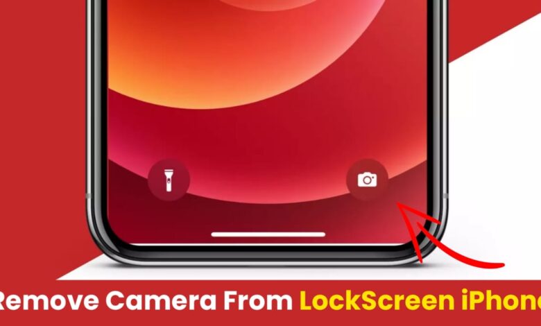 Remove Camera from lock screen iPhone