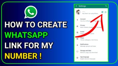 How to create WhatsApp link for my number