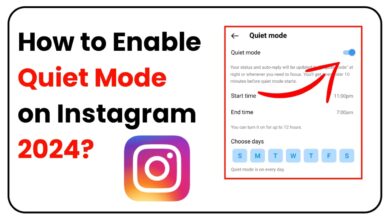 How to Enable quiet mode on Instagram 2024