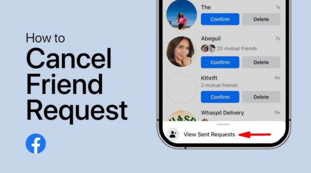 How to Cancel Friend Request in Facebook
