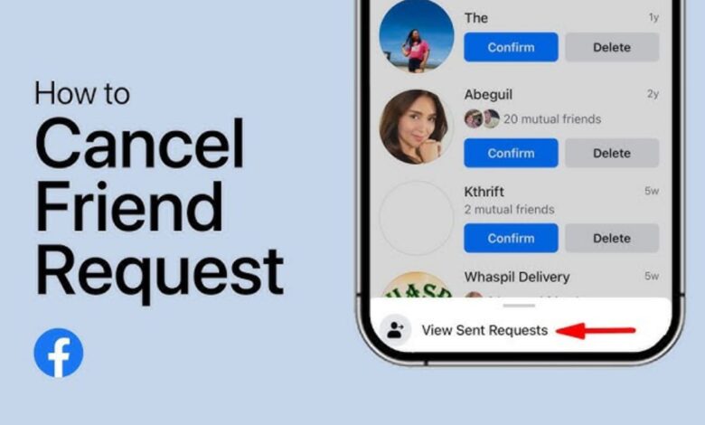 How to Cancel Friend Request in Facebook